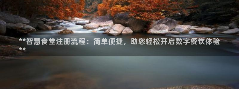 尊龙休闲e站怎么样：**智慧食堂注册流程：简单便捷，助您轻松